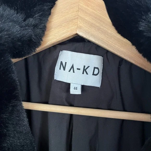 Na-kd - faux fur fluffy jacket - size 44 - Picture 9 of 10